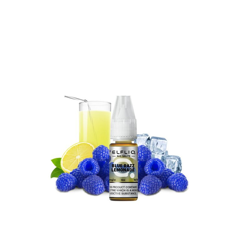 E liquide Sel de nicotine Blue Razz Lemonade 10 ml - Elfliq
