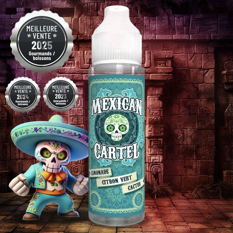 E liquide Limonade Citron Vert Cactus 50 ml - Mexican Cartel