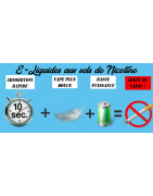E-liquides aux Sels de Nicotine : taux élevés et hit doux pour pods