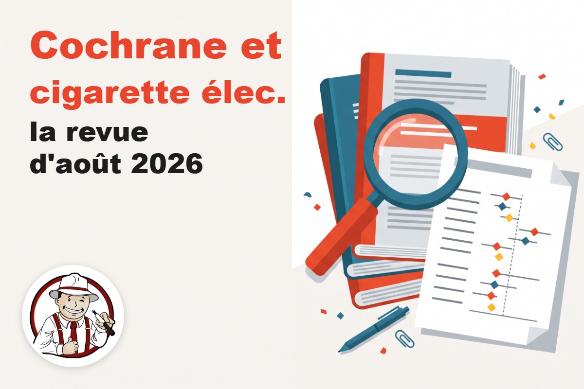 Cochrane cigarette électronique : la revue d'août 2026