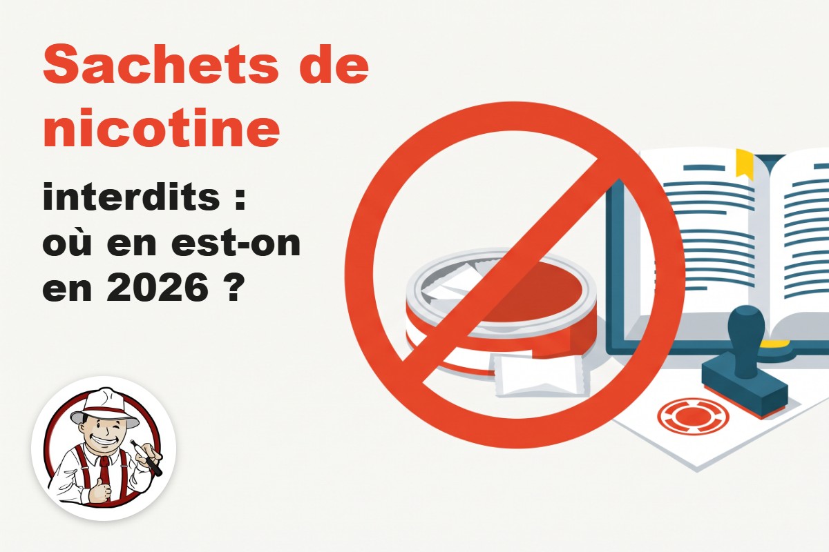 Interdiction sachets nicotine : où en est-on en 2026 ?