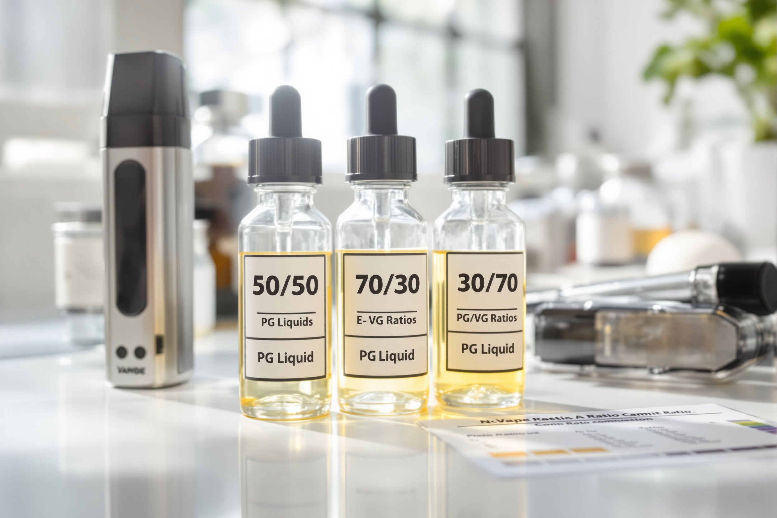 Comment choisir le taux pg/vg parfait pour votre e-liquide ? Guide complet