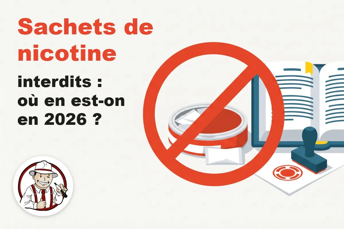 Interdiction sachets nicotine : où en est-on en 2026 ?